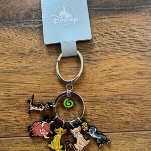 Disney Lion King Character Keychain with Black and Yellow